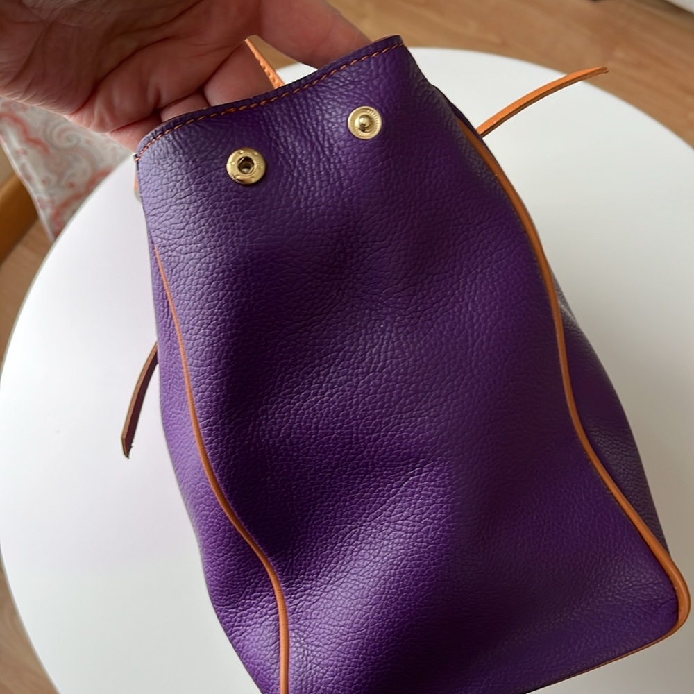 Valantina Purple Leather Purse NWT - Picture 7 of 8